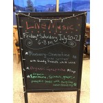 Choice A-Frame Chalkboard Sidewalk Sign - Black Wood - 25 Choice A-Frame Chalkboard Sidewalk Sign - Black Wood - 25