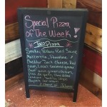 Choice A-Frame Chalkboard Sidewalk Sign - Black Wood - 25 Choice A-Frame Chalkboard Sidewalk Sign - Black Wood - 25