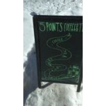 Choice A-Frame Chalkboard Sidewalk Sign - Black Wood - 25 Choice A-Frame Chalkboard Sidewalk Sign - Black Wood - 25