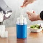 Steril-Sil 30 oz. Blue Condiment Dispenser Kit with 1 oz. Pump and Dome Top Lid Steril-Sil 30 oz. Blue Condiment Dispenser Kit with 1 oz. Pump and Dome Top Lid