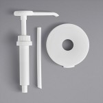 Choice Condiment Pump Kit with 0.5 oz. Pump and 110 mm Snap-On Adapter Lid