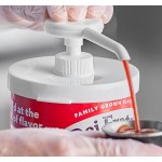 Choice Condiment Pump Kit with 0.5 oz. Pump and 110 mm Snap-On Adapter Lid