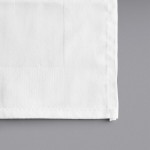 Oxford White 100% Spun Polyester Satin Band Cloth Napkins, 20