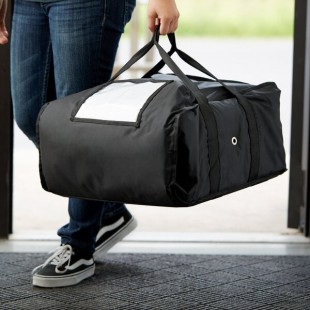 CaterGator Dash Insulated Pizza Delivery Bag Black Soft-Sided Heavy-Duty Nylon 18 1/2 CaterGator Dash Insulated Pizza Delivery Bag Black Soft-Sided Heavy-Duty Nylon 18 1/2