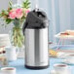 Acopa 4 Liter Stainless Steel Lined Airpot with Metal Lever