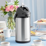 Acopa 4 Liter Stainless Steel Lined Airpot with Metal Lever
