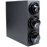 San Jamar L2913BK EZ-Fit® Black Countertop Lid Dispenser Cabinet with 2 8-24 oz. Lid Slots and 1 24-46 oz. Lid Slot San Jamar L2913BK EZ-Fit® Black Countertop Lid Dispenser Cabinet with 2 8-24 oz. Lid Slots and 1 24-46 oz. Lid Slot