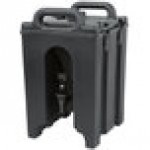 Cambro 100LCD110 Camtainer® 1.5 Gallon Black Insulated Beverage Dispenser