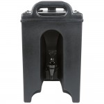 Cambro 100LCD110 Camtainer® 1.5 Gallon Black Insulated Beverage Dispenser