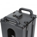 Cambro 100LCD110 Camtainer® 1.5 Gallon Black Insulated Beverage Dispenser