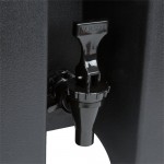 Cambro 100LCD110 Camtainer® 1.5 Gallon Black Insulated Beverage Dispenser