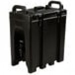 Cambro 100LCD110 Camtainer® 1.5 Gallon Black Insulated Beverage Dispenser