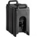 Cambro 100LCD110 Camtainer® 1.5 Gallon Black Insulated Beverage Dispenser