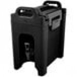 Cambro 100LCD110 Camtainer® 1.5 Gallon Black Insulated Beverage Dispenser