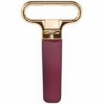Franmara 2126 Ahh Super! Brass-Plated Two-Prong Customizable Cork Extractor with Black Sheath