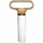 Franmara 2126 Ahh Super! Brass-Plated Two-Prong Customizable Cork Extractor with Black Sheath