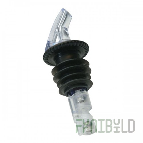 Precision Pours 0.875 oz. Crystal Clear Heavy Cork Measured Liquor Pourer 78 CL H - 12/Case
