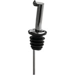 Acopa Black Liquor Pourer with Flip Cap - 12/Pack Acopa Black Liquor Pourer with Flip Cap - 12/Pack