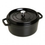 Staub 4 Qt. Dark Blue Enameled Cast Iron Dutch Oven 1004297 Staub 4 Qt. Dark Blue Enameled Cast Iron Dutch Oven 1004297