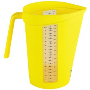 Vikan 2 Liter Yellow Polypropylene Measuring Jug 60006 Vikan 2 Liter Yellow Polypropylene Measuring Jug 60006