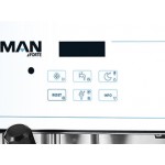 Spaceman 6235-C Gravity-Fed Dual Flavor Twin Twist Countertop Soft Serve Ice Cream Machine with 2 Hoppers and 3 Dispensers - 208-230V Spaceman 6235-C Gravity-Fed Dual Flavor Twin Twist Countertop Soft Serve Ice Cream Machine with 2 Hoppers and 3 Dispensers - 208-230V