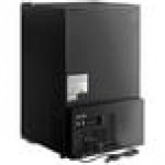 Avantco CRM-7-HC Black Countertop Display Refrigerator with Swing Door - 4.1 Cu. Ft.