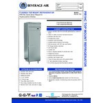 Beverage-Air P-Series PR1HC-1AS 26 1/2