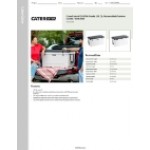 CaterGator CG100PA Panda 110 Qt. Rotomolded Outdoor Cooler / Ice Chest