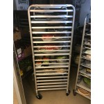 Advance Tabco PR20-3K 20 Pan End Load Bun / Sheet Pan Rack - Unassembled