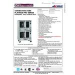 Southbend PCG100S/SD-PRO Platinum Pro Series 5-Shelf Double Deck Full Size Standard Liquid Propane Convection Oven with Temperature Probes - 100,000 BTU Southbend PCG100S/SD-PRO Platinum Pro Series 5-Shelf Double Deck Full Size Standard Liquid Propane Convection Oven with Temperature Probes - 100,000 BTU