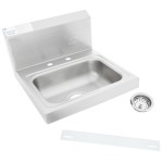 Advance Tabco 7-PS-20-NF Stainless Steel Hand Sink with Backsplash - 17