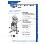 Globe SP10 10 Qt. Planetary Stand Mixer with Guard & Standard Accessories - 120V, 1/3 hp Globe SP10 10 Qt. Planetary Stand Mixer with Guard & Standard Accessories - 120V, 1/3 hp