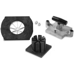 Vollrath 55468 InstaCut 5.1 6 Section Fruit and Vegetable Corer - Tabletop Mount
