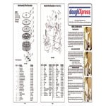 DoughXpress DX-BMIH-9 Manual Dough Divider - 9 lb. Capacity, 9 Part