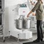 Estella SM100 100 Qt. / 140 lb. Two-Speed Spiral Dough Mixer - 240V, 3 Phase, 8 1/2 HP