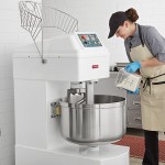 Estella SM100 100 Qt. / 140 lb. Two-Speed Spiral Dough Mixer - 240V, 3 Phase, 8 1/2 HP
