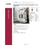 Estella SM100 100 Qt. / 140 lb. Two-Speed Spiral Dough Mixer - 240V, 3 Phase, 8 1/2 HP