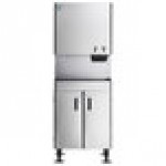 Hoshizaki DCM-500BAH Cubelet Ice Maker and Water Dispenser with Floor Stand - 618 lb. Per Day, 40 lb. Storage