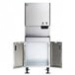 Hoshizaki DCM-500BAH Cubelet Ice Maker and Water Dispenser with Floor Stand - 618 lb. Per Day, 40 lb. Storage