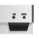 Hoshizaki DCM-500BAH Cubelet Ice Maker and Water Dispenser with Floor Stand - 618 lb. Per Day, 40 lb. Storage