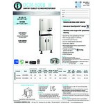 Hoshizaki DCM-500BAH Cubelet Ice Maker and Water Dispenser with Floor Stand - 618 lb. Per Day, 40 lb. Storage