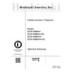 Hoshizaki DCM-500BAH Cubelet Ice Maker and Water Dispenser with Floor Stand - 618 lb. Per Day, 40 lb. Storage