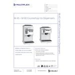 Servend 2706334 M45 Countertop Ice and Water Dispenser - 45 lb. Ice Storage Capacity Servend 2706334 M45 Countertop Ice and Water Dispenser - 45 lb. Ice Storage Capacity
