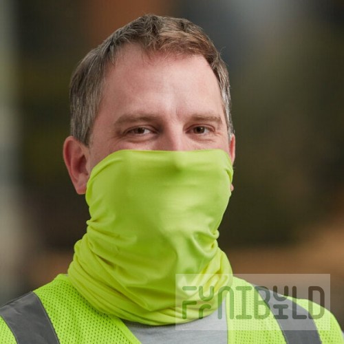 Ergodyne 42127 Chill-Its 6487 Lime Cooling Multi-Band Face / Head Covering