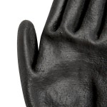 Cordova Monarch Soft Green Engineered Fiber Cut Resistant Gloves with Black Polyurethane Palm Coating - Extra Large