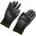 Cordova Monarch Soft Green Engineered Fiber Cut Resistant Gloves with Black Polyurethane Palm Coating - Extra Large