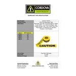 Cordova Yellow CAUTION Tape - 3 Cordova Yellow CAUTION Tape - 3