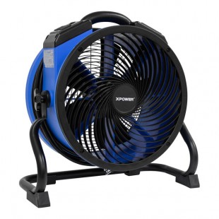 XPOWER P-39AR-Blue 4-Speed Professional Axial Fan with Daisy Chain - 2,100 CFM, 115V XPOWER P-39AR-Blue 4-Speed Professional Axial Fan with Daisy Chain - 2,100 CFM, 115V