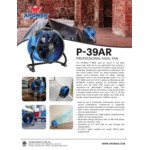 XPOWER P-39AR-Blue 4-Speed Professional Axial Fan with Daisy Chain - 2,100 CFM, 115V XPOWER P-39AR-Blue 4-Speed Professional Axial Fan with Daisy Chain - 2,100 CFM, 115V