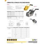 OZ Lifting Products Carbon Steel Hand Winch with Brake OZ1000BW - 1000 lb. Capacity OZ Lifting Products Carbon Steel Hand Winch with Brake OZ1000BW - 1000 lb. Capacity
